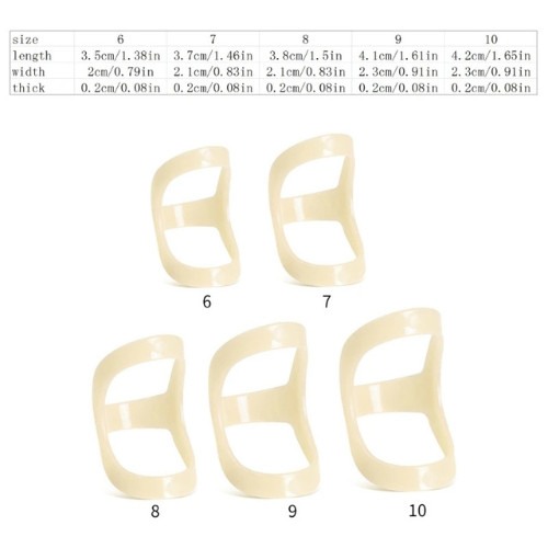 5PCS Oval Finger Splints Trigger Finger