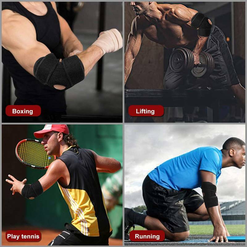 Adjustable Elbow Brace Support Sleeve Arthritis Tendonitis Arm Joint Pain Relief