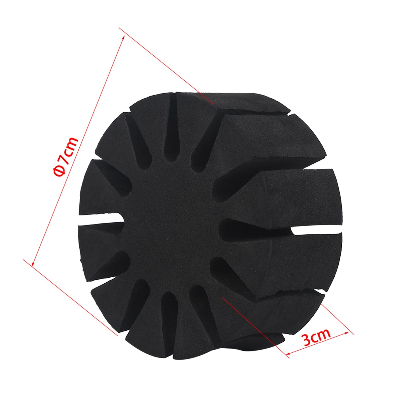 6 Pcs Durable EVA Foam Round Rack Separator Holder Outdoor Hunting Arc CX4
