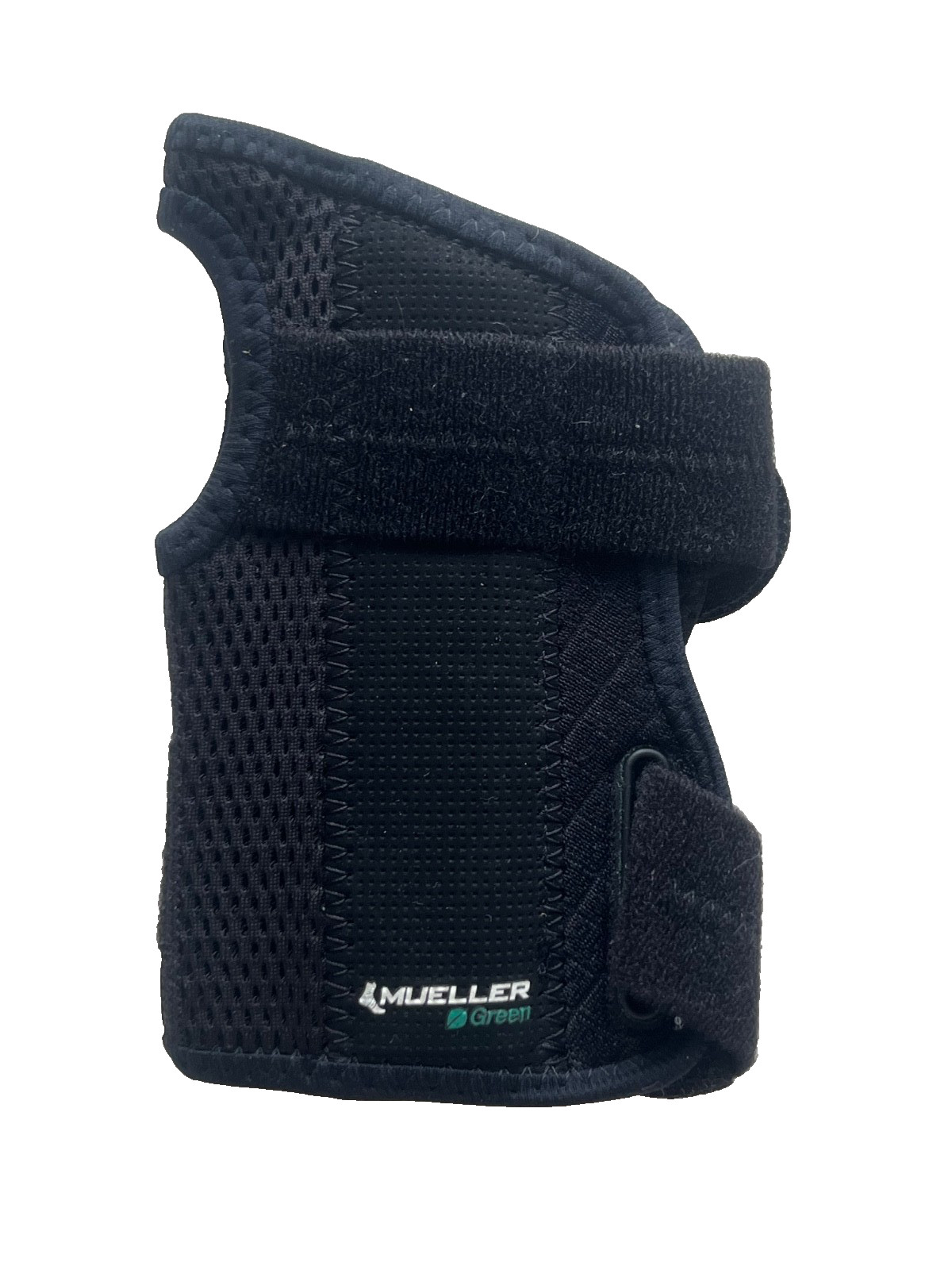 MUELLER GREEN FITTED WRIST BRACE RIGHT HAND ADULT SIZE S/M SMALL MEDIUM