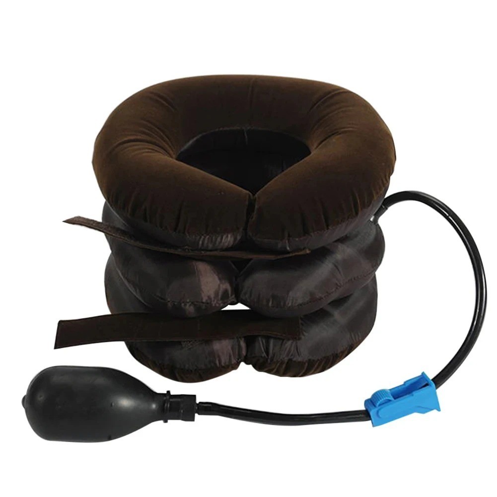 Cervical Neck Traction Device Collar Brace Support Pain Relief Stretcher Therapy
