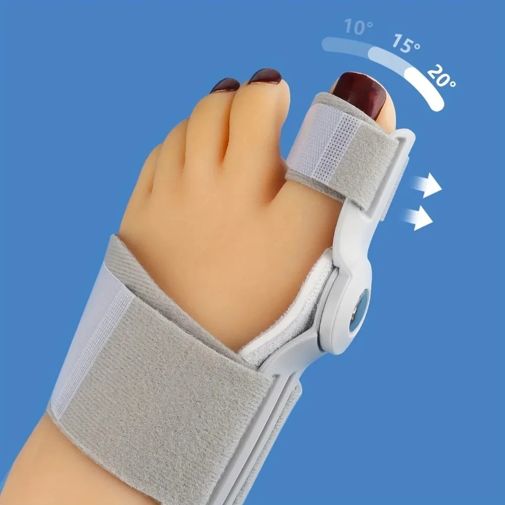 2 x Orthopedic Toe Bunion Corrector Straightener Splint Support Flexible Strap
