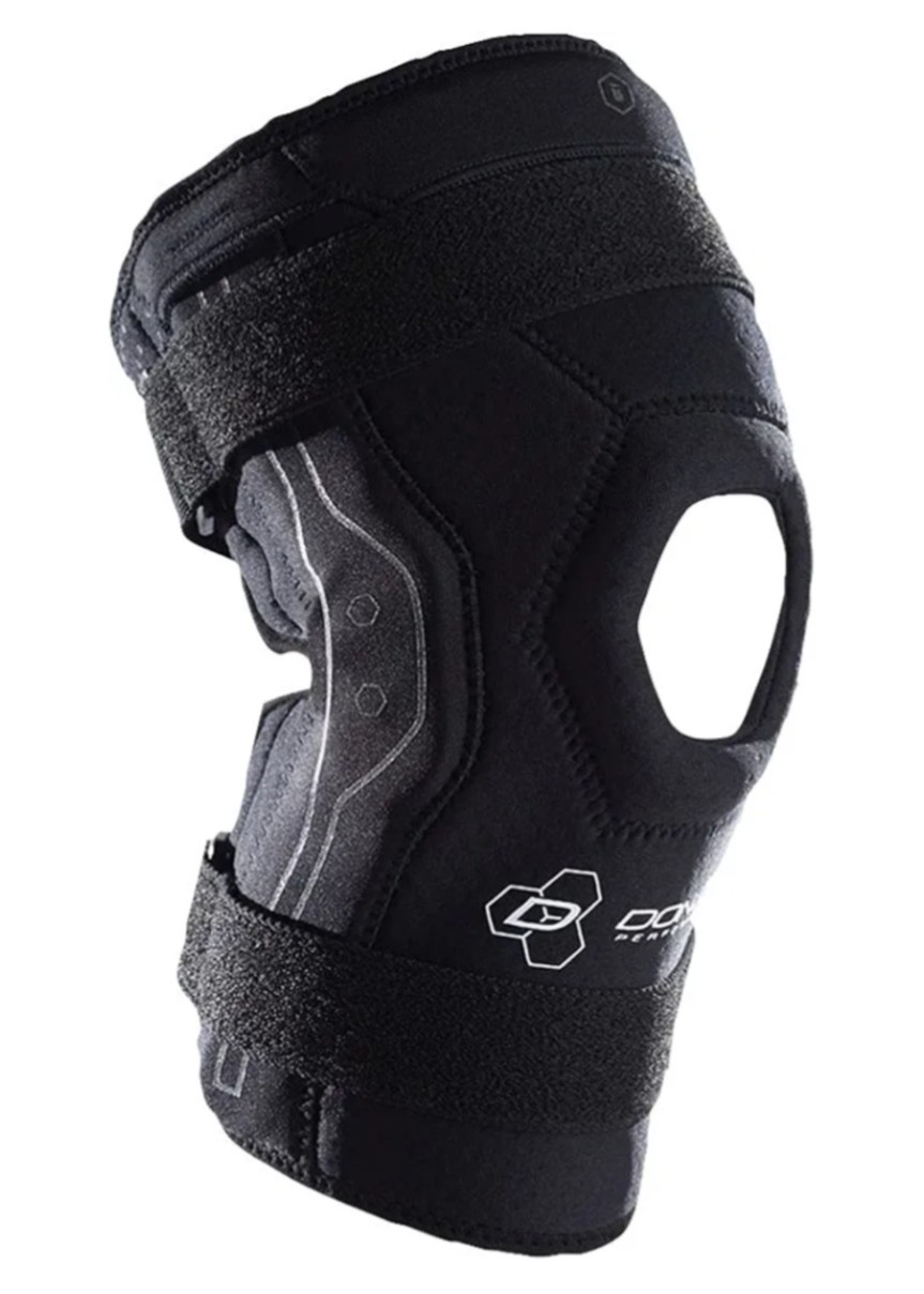 DonJoy Performance Bionic Knee Brace Hinged Adjustable Patella Support Black Lrg