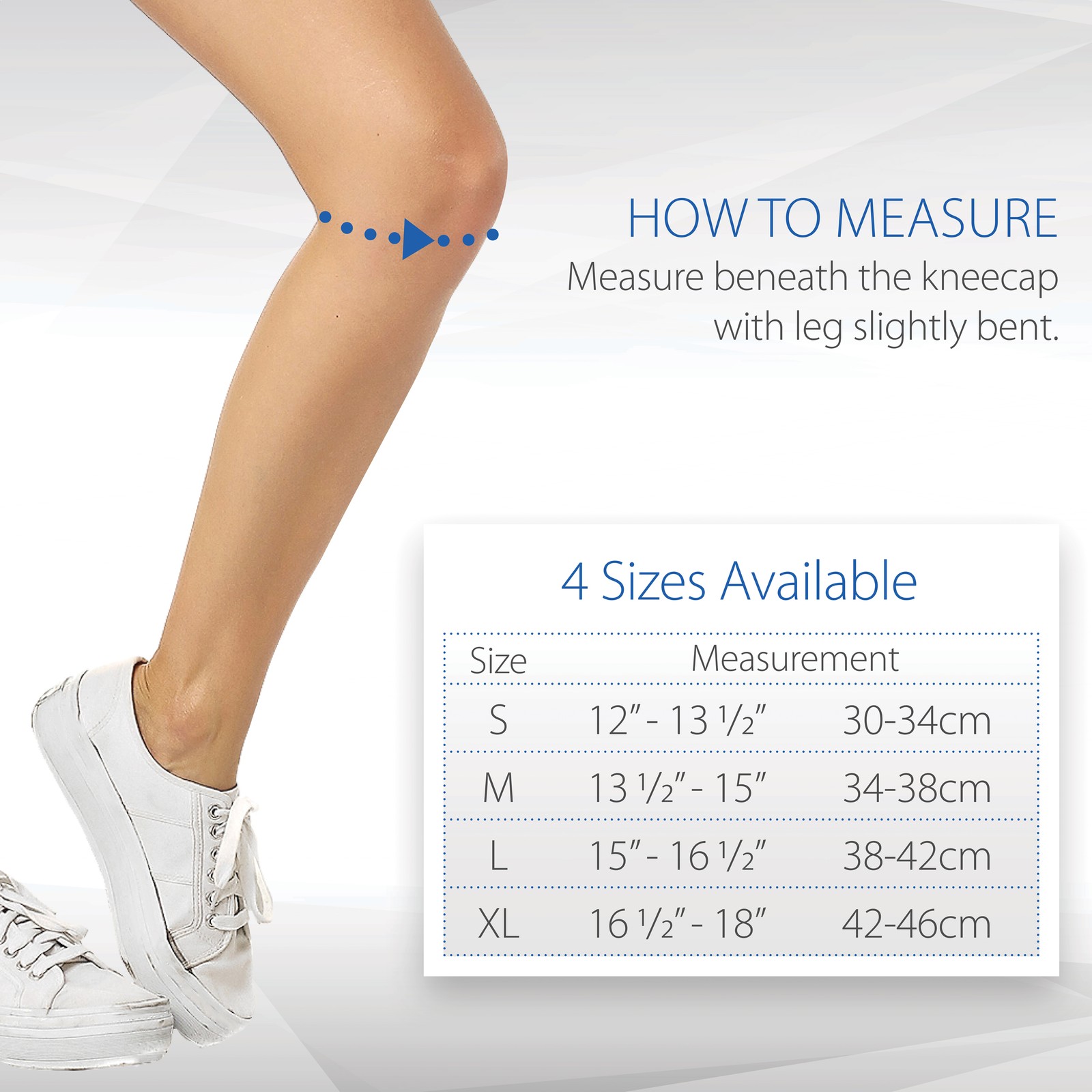 Swede-O ElasticTetra-Stretch Knee Support Compression Helps Reduce Inflammation