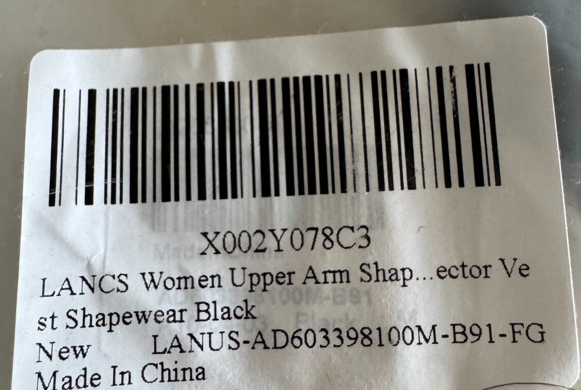 Upper Arm Shaper Post Surgical Slimmer Compression Sleeves Humpback Tops Medium
