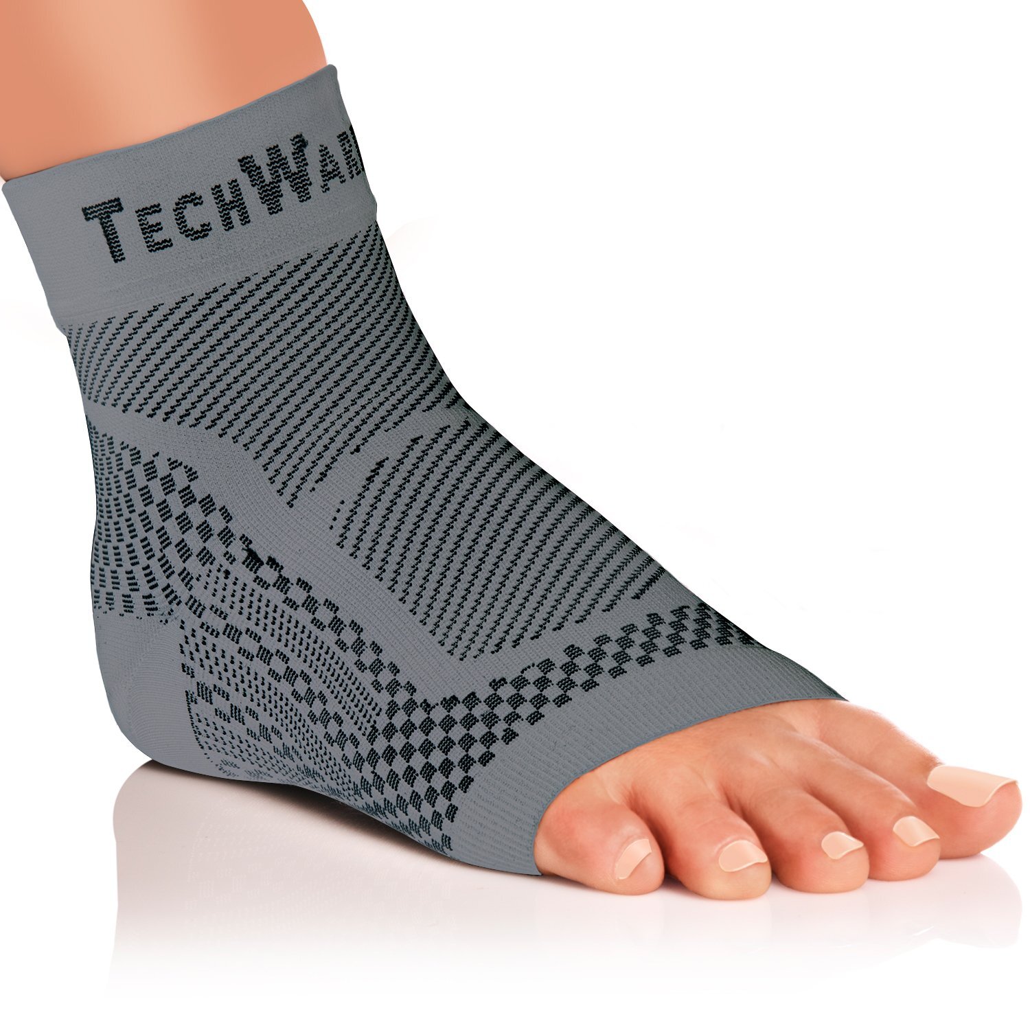 Ankle Brace Compression Sleeve – Relieves Achilles Tendonitis Joint Pain. Pla…