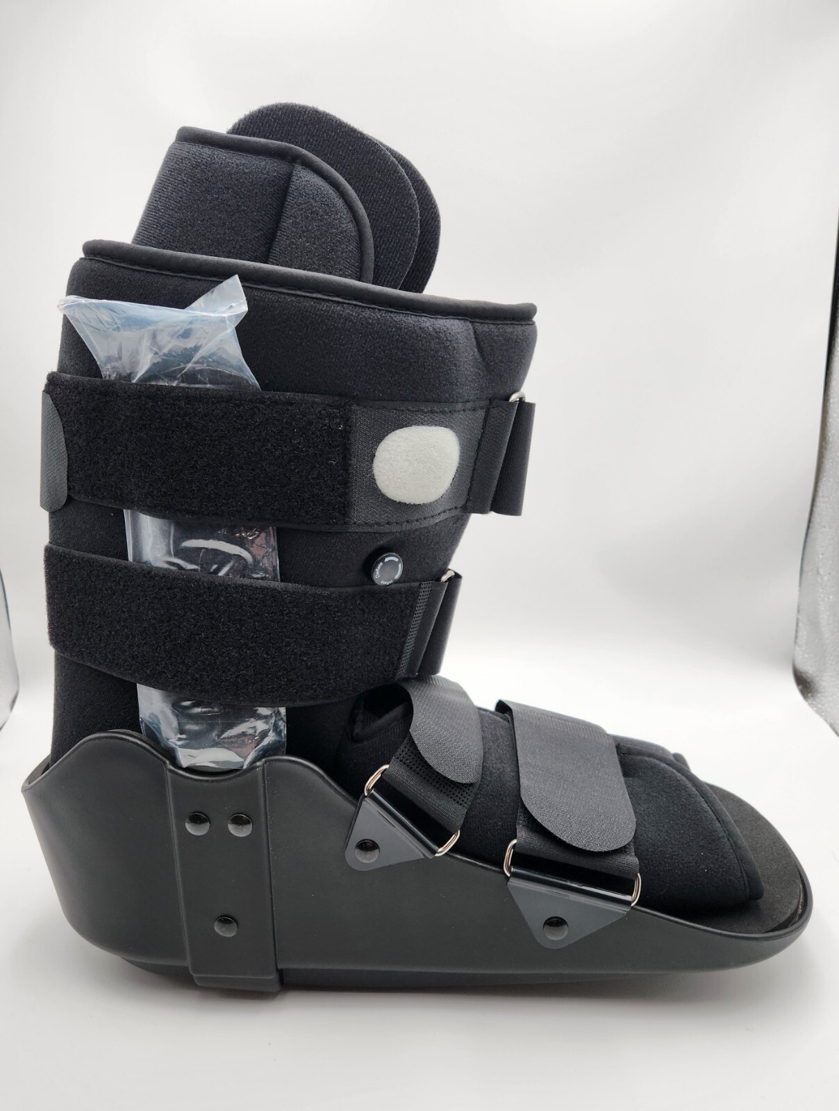 Kefit Walking Boot Inflatable Section XL Black Manual Included Adjustable Staps