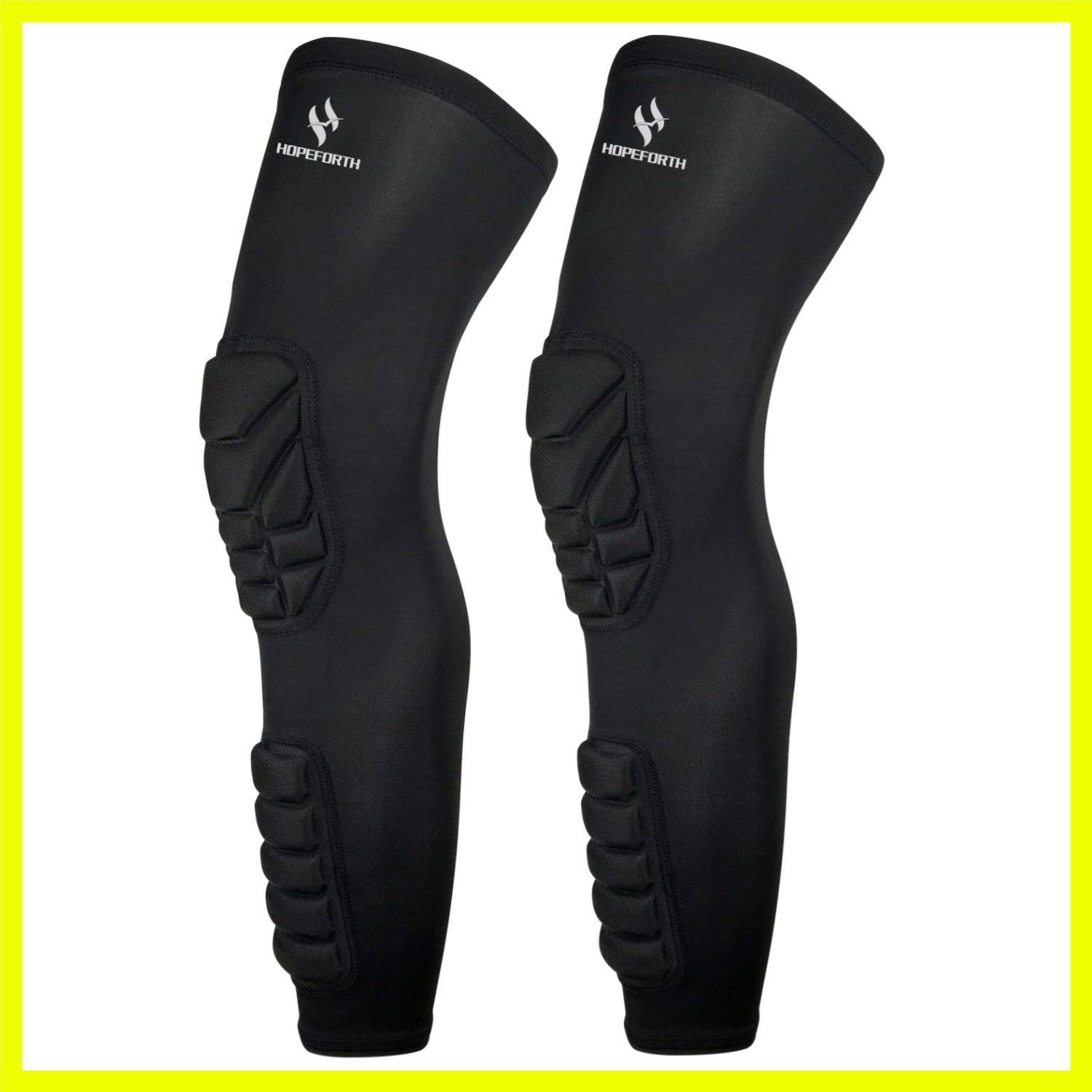 Knee Calf Padded 2 Pack Compression Leg Sleeve Shin Protective Support