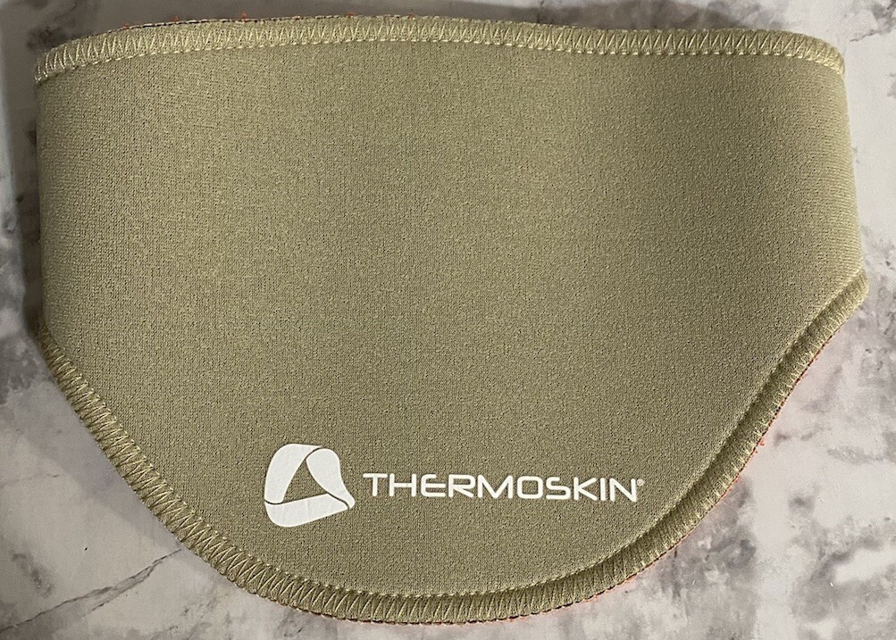 Thermoskin Neck / Cervical Wrap Support XL 19.75” X 6” Beige And Orange