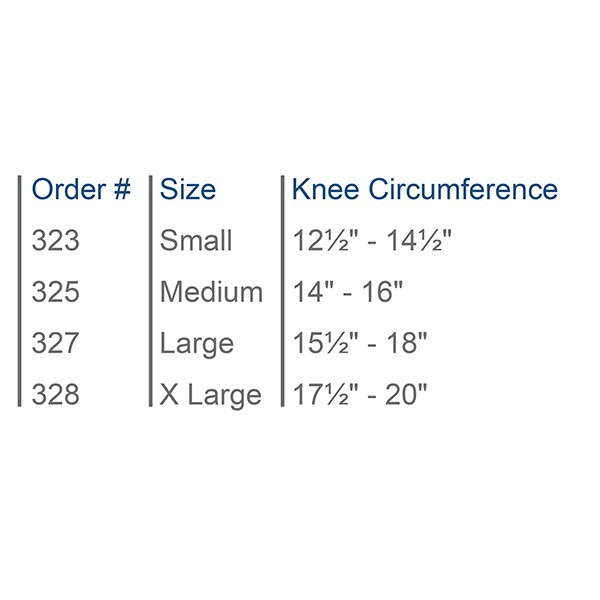SM Advanced Ortho Elastic Slip-On Knee Support Open Patella 14-16″ Medium #325