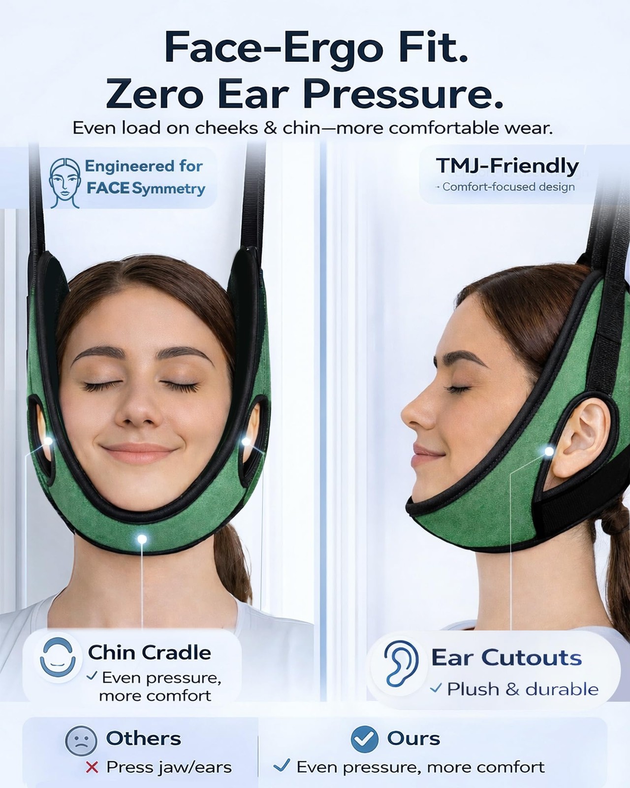 Upgraded Over-the-Door Cervical Neck Traction Device – Portable Adjustable Ne…