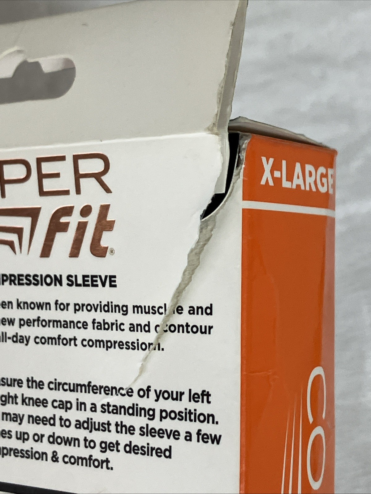 Copper Fit Freedom Copper Infused Compression Knee Sleeve XL Black