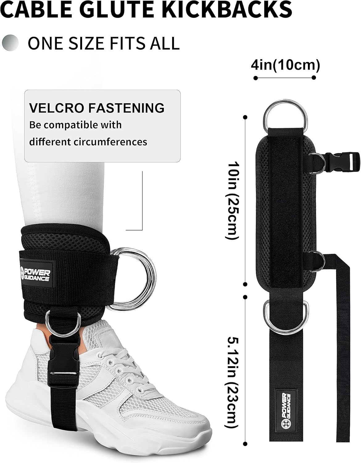 Ankle Strap for Cable Machine Professional Kickback Ankle Strap for Glute Wor…
