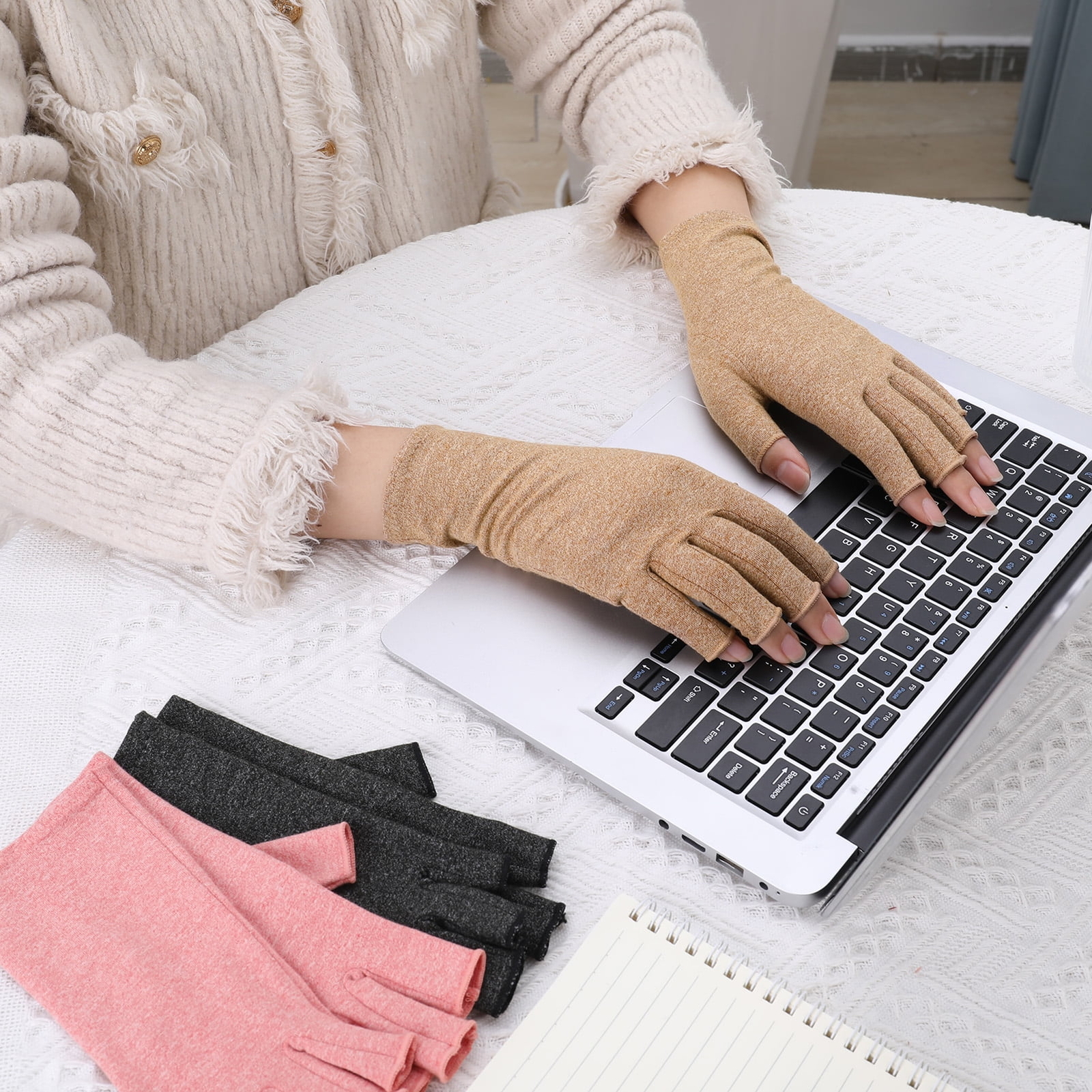 3 Pairs Arthritis Compression Gloves for Women Men Strengthen Compression Gloves