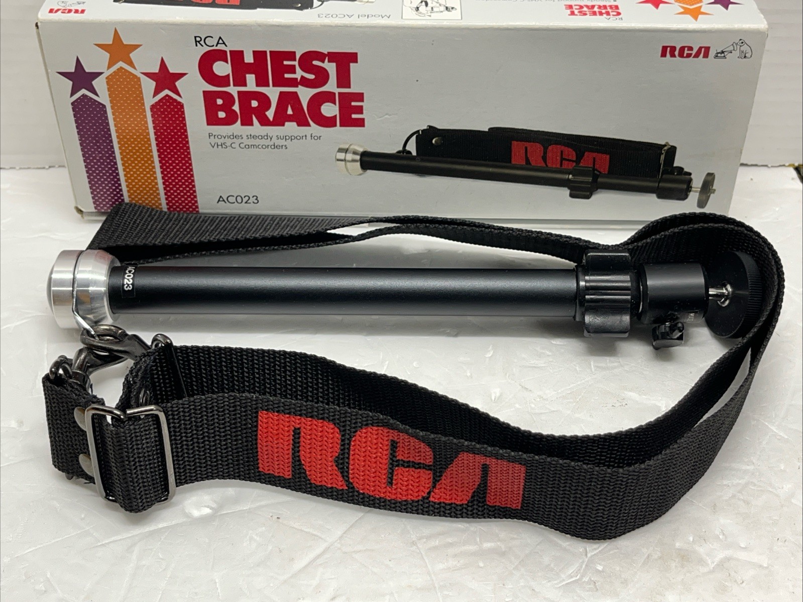RCA Chest Brace Model AC023Steady Support For Hand-held VHS-C Camcorders