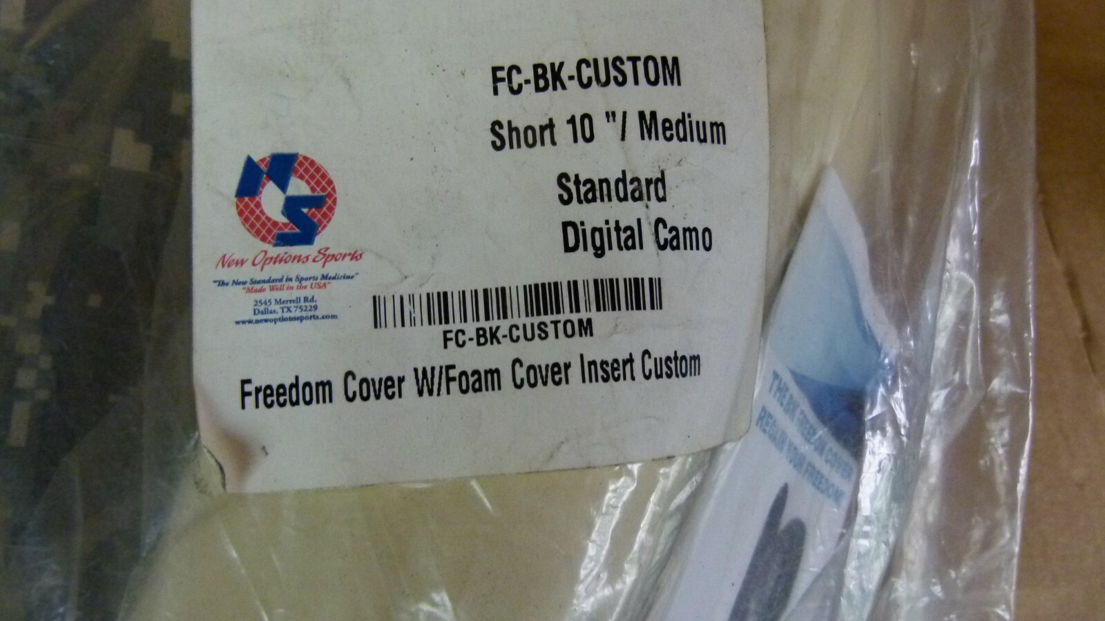 The BK Freedom Cover Custom Shape Short 10″ / Medium, Standard, Digital Camo