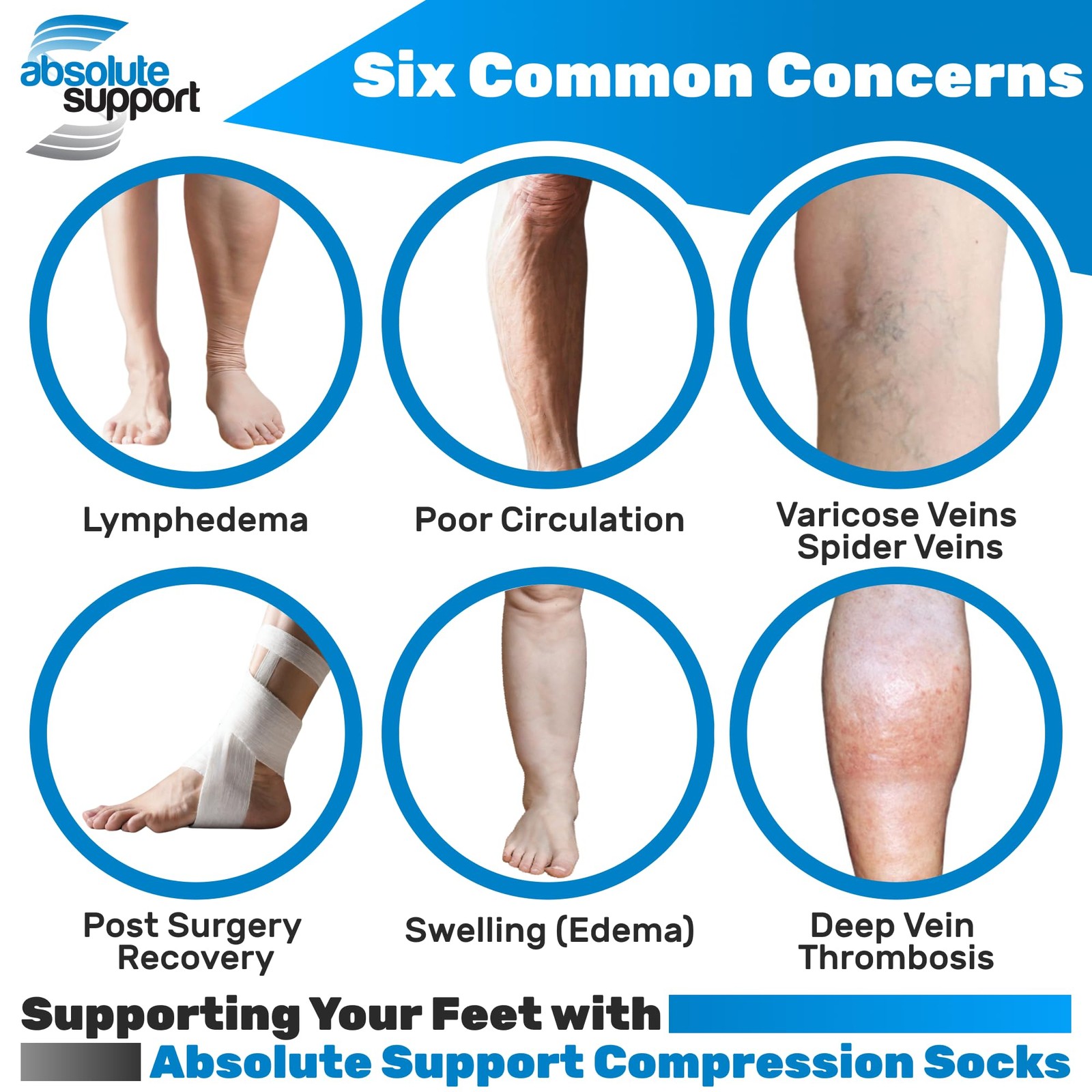 3 Pairs Closed Toe Compression Socks Women 15~20mmHg Knee High Nude Large