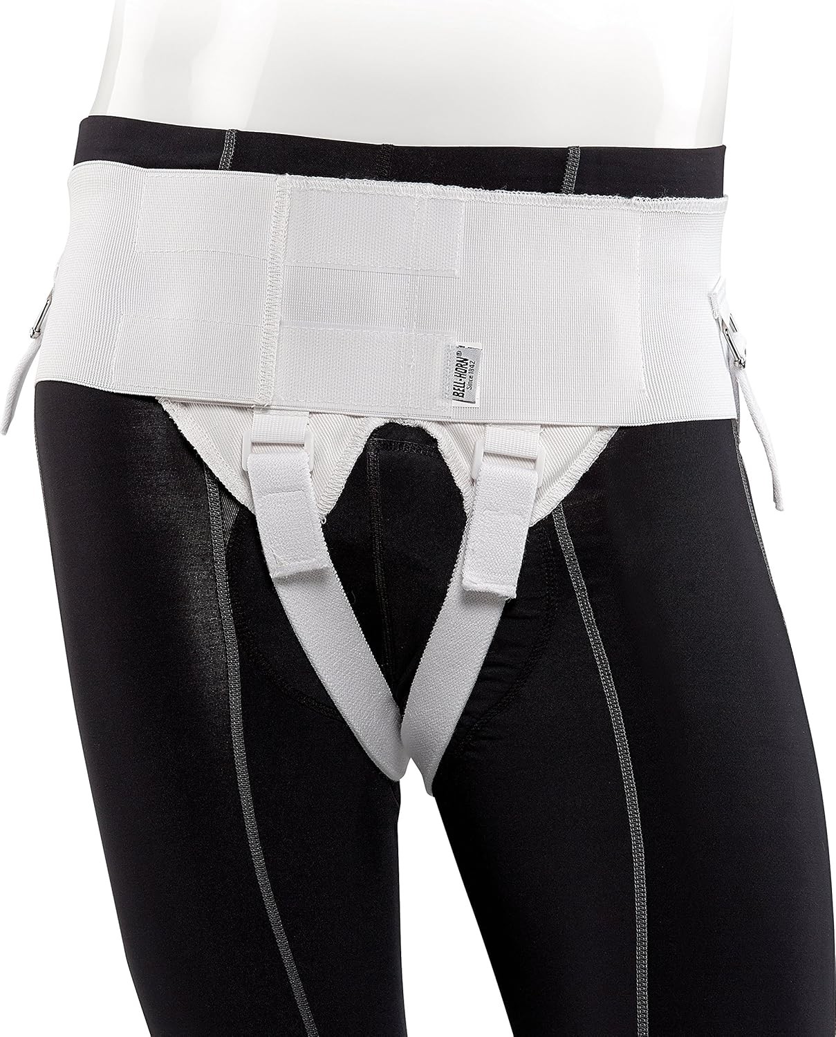 DJO Bell-Horn Deluxe lnguinal Hernia Guard Left, Right or Double Small