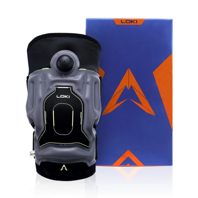 2 Loki AIRPLUS Inflatable Knee Supports Braces Compression Sleeves Strap Patella