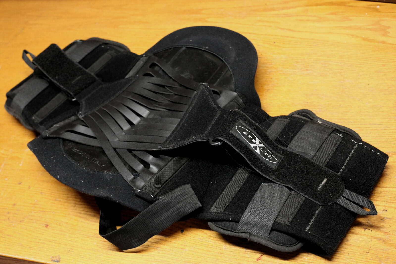 OPTEC Stealth Black Back Brace Medium
