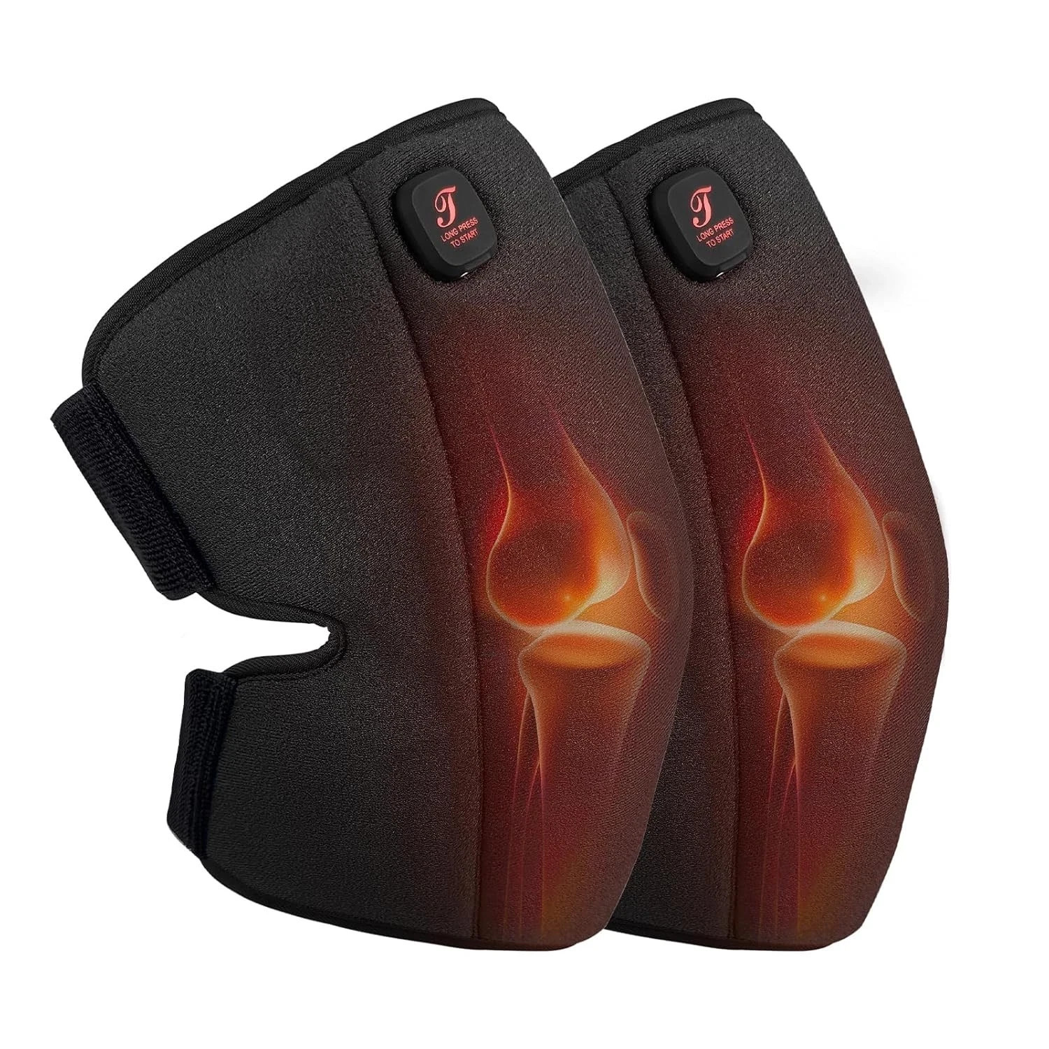 Heated Knee Brace Cordless 3Mode 3000mAh Pair Arthritis Warmer Wrap Men Women
