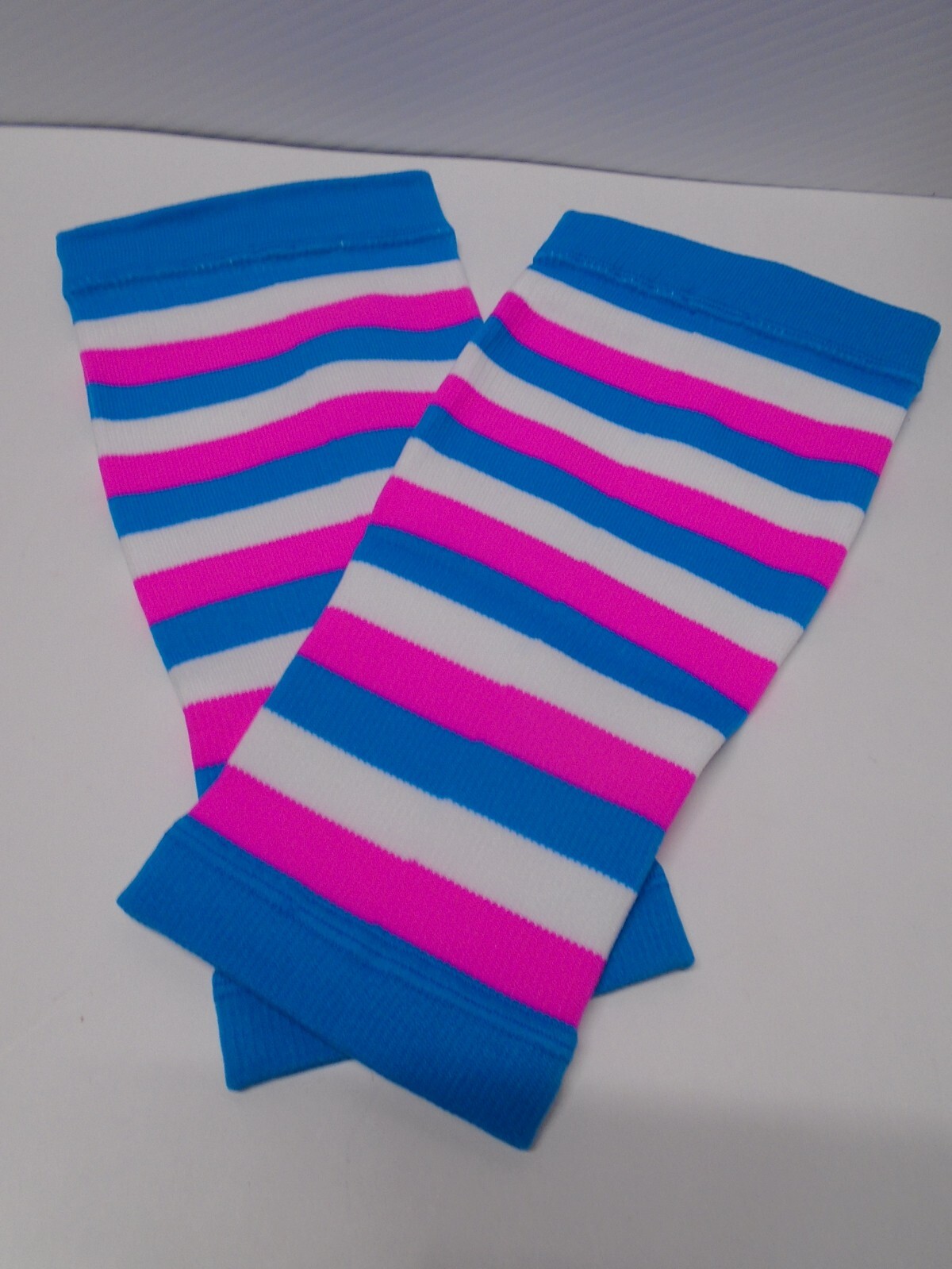 CALF COMPRESSION SLEEVE RUN FOREVER SPORTS LEG COMPRESSION SOCKS BLUE PINK XL