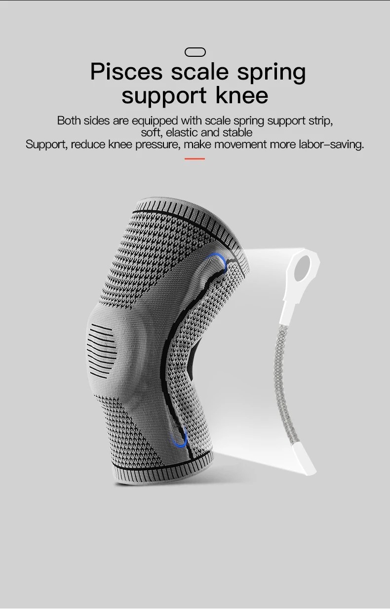 Knee Sleeves Compression Brace Support Sport Joint Injury Pain Arthritis Relief