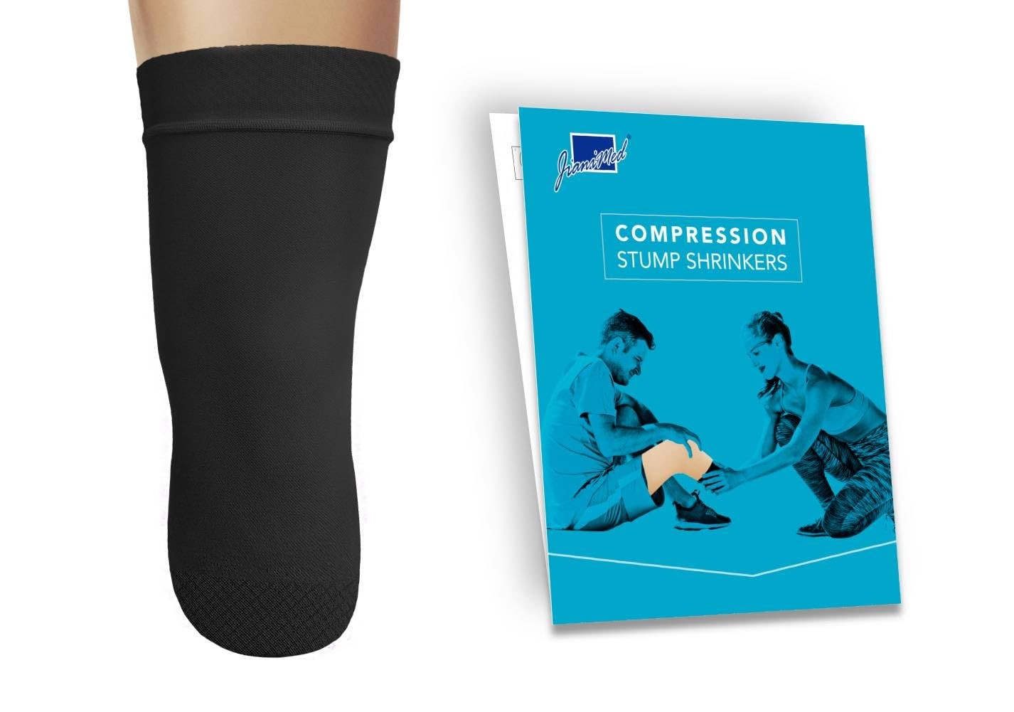 Jianimed Prosthetic Stump Shrinkersbelow Knee 45Cm Compression Amputee Socks
