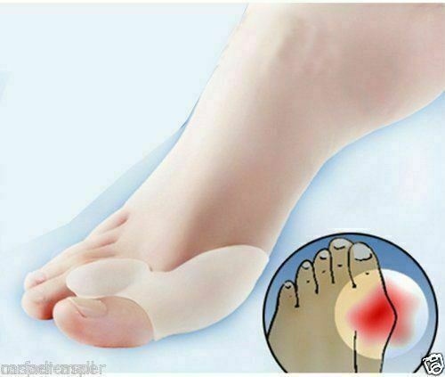 8 Pcs Gel Big Toe Bunion Guards Toe Spreaders Pain Relief Crooked Overlapping