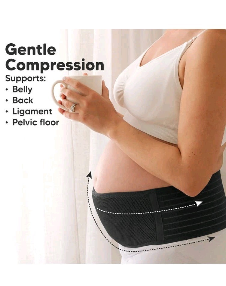 KeaWorld Ease Maternity Pregnancy Support Belt Medium/Large Midnight Black NIB