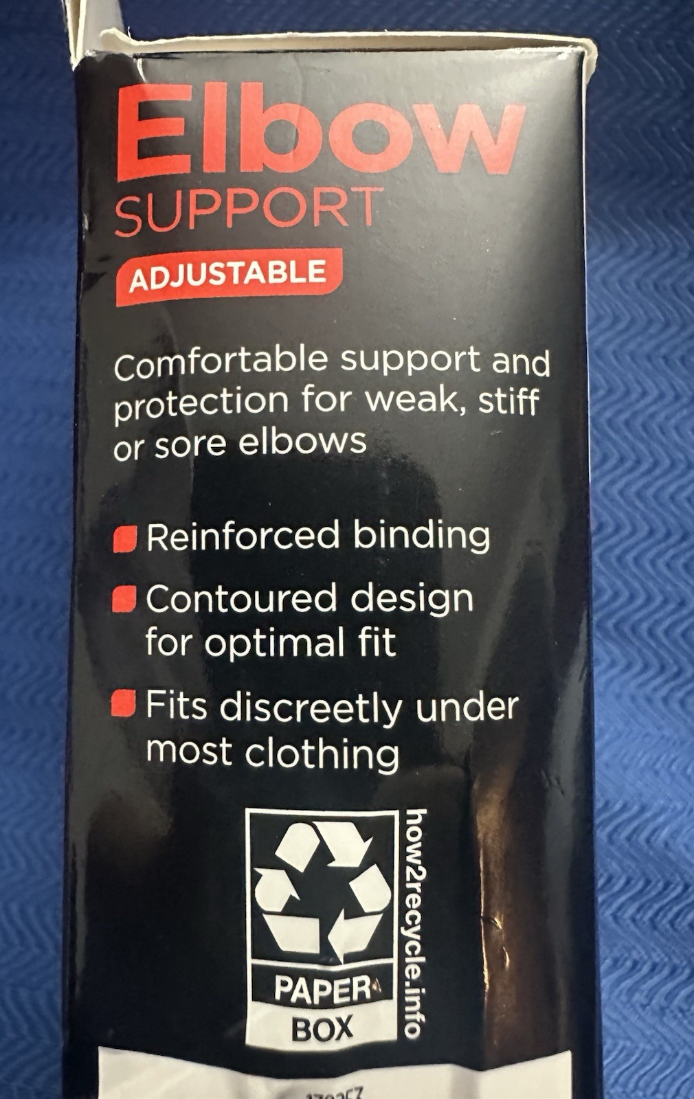 Equate ELBOW SUPPORT Adjustable Compression OSFM Left Or Right Contoured Design