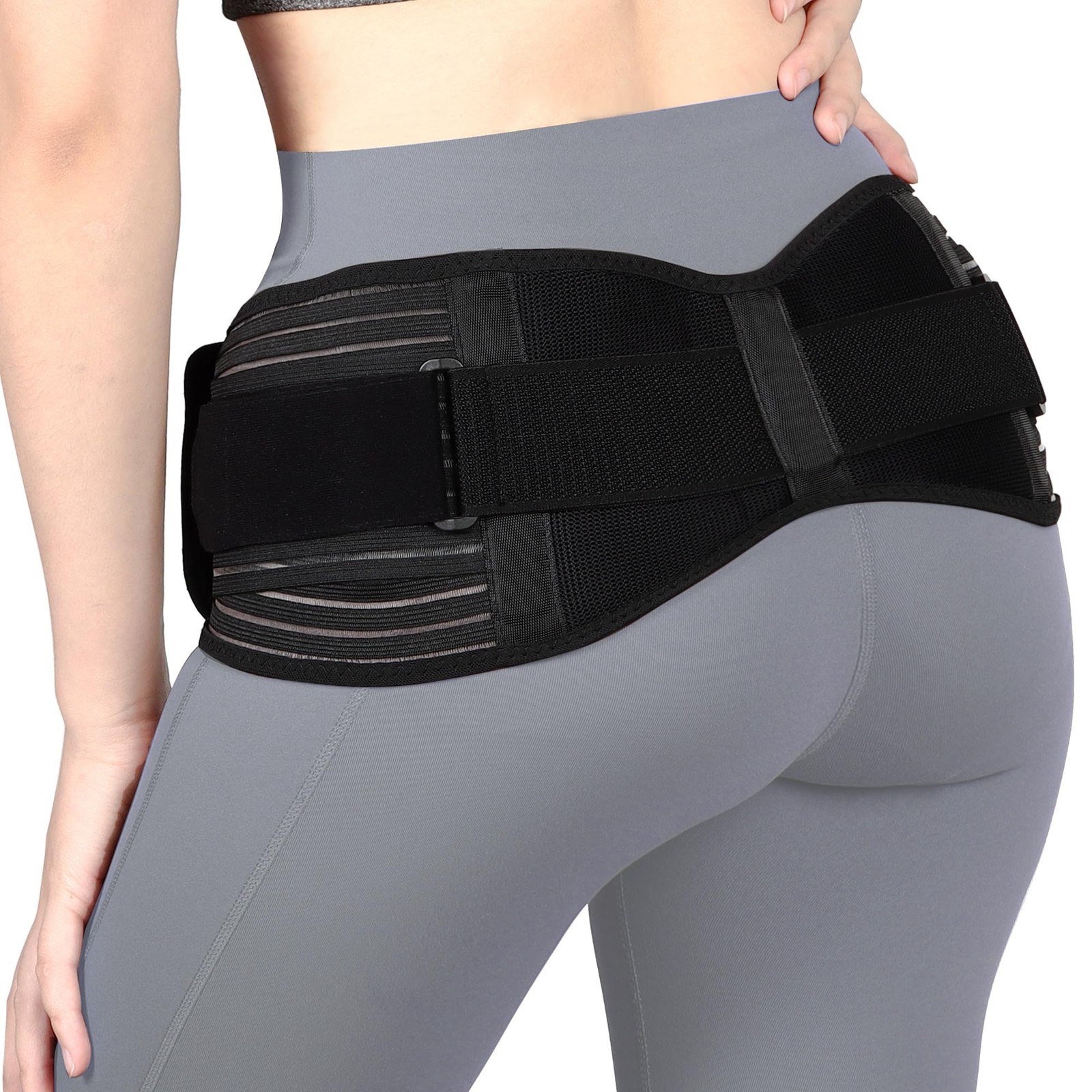 Sacroiliac SI Joint Hip Belt for Sciatica, Lower Back, Leg & Pelvic Pain Relief