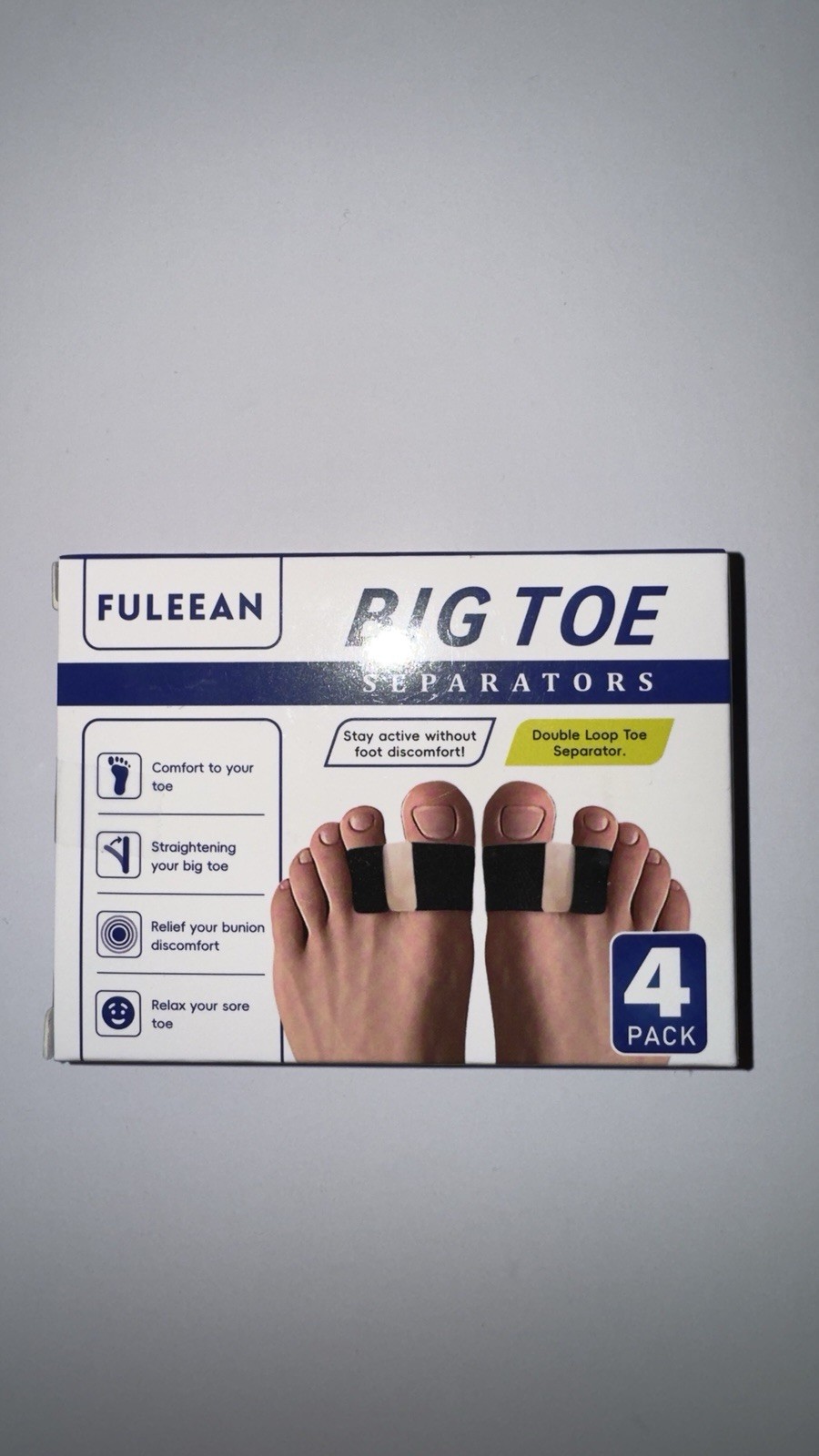 Big Toe Spacers,Hallux Valgus M:MEN 8.5-10.5/WOMEN 9.5-12