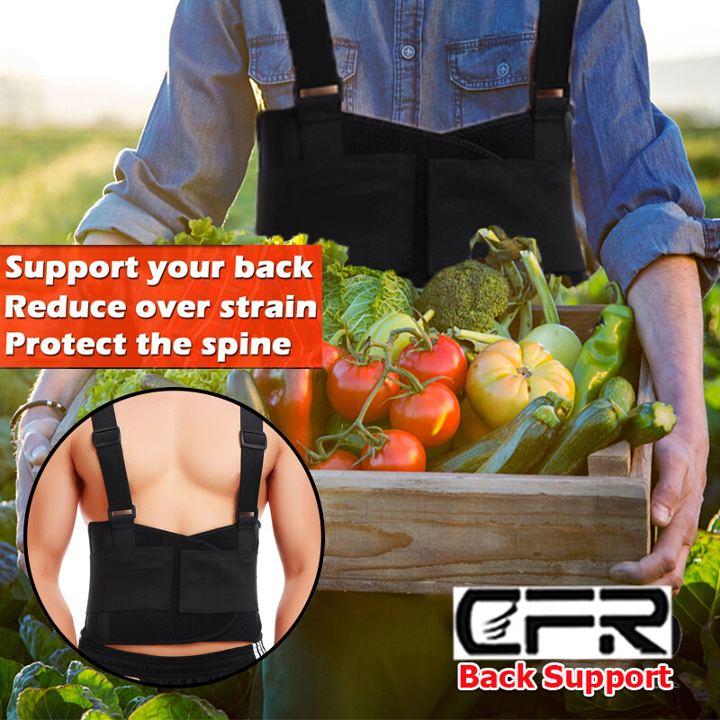 Lumbar Lower Back Support Work Heavy Duty Weight Lift Waist Brace Suspender
