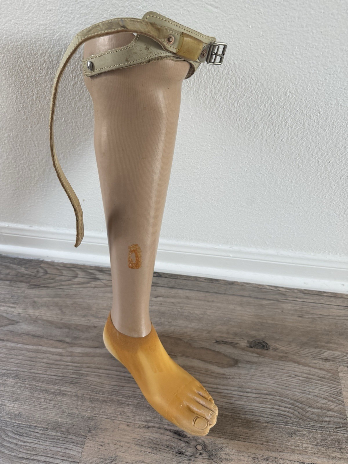 Vintage Prosthetic Leg Kingsley Left Leg Oddity Medical Display Halloween Prop