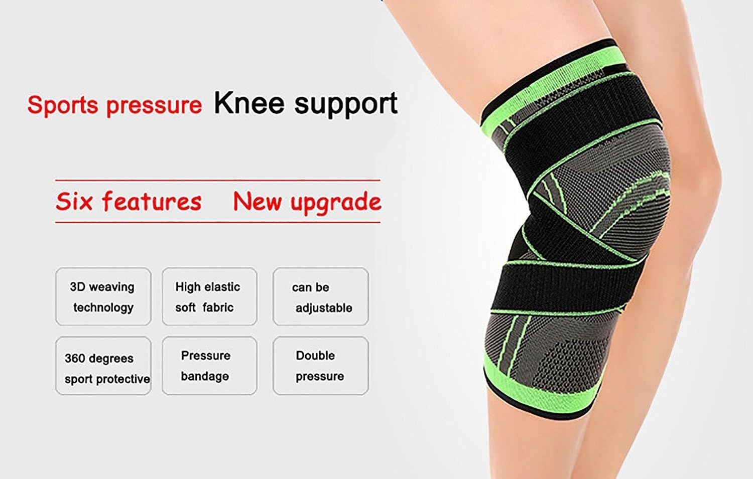 Breathable Compression Knee Sleeve for Enhanced Circulation & Injury Recovery
