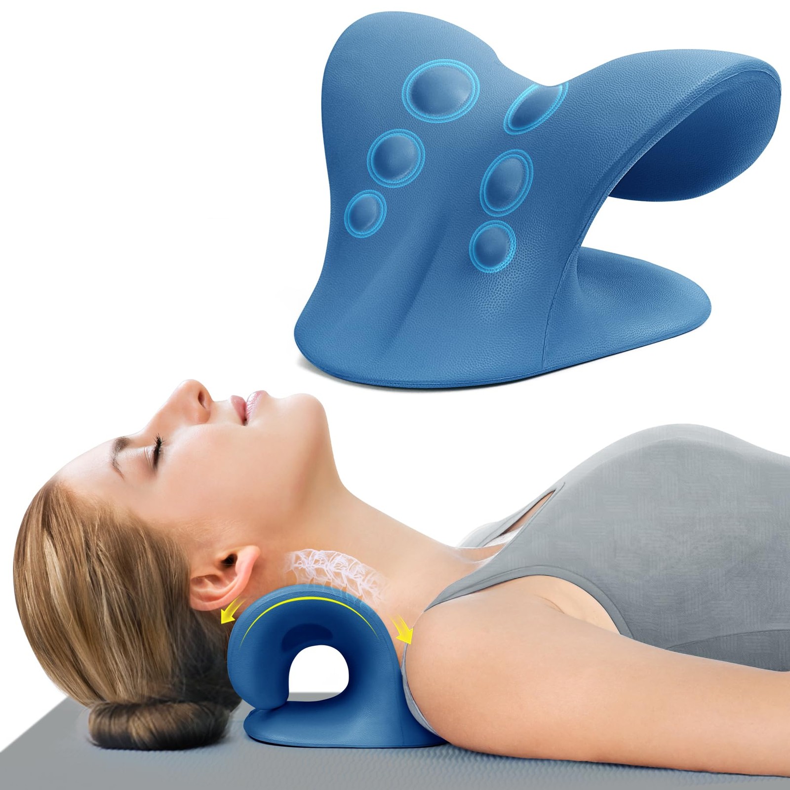 ComfortLife Neck Stretcher for Pain Relief, Neck and Shoulder Relaxer Cervica…