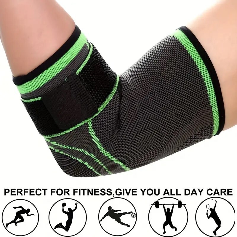 Relieve Pain & Increase Performance with this 1pc Elbow Support Brace for Men &