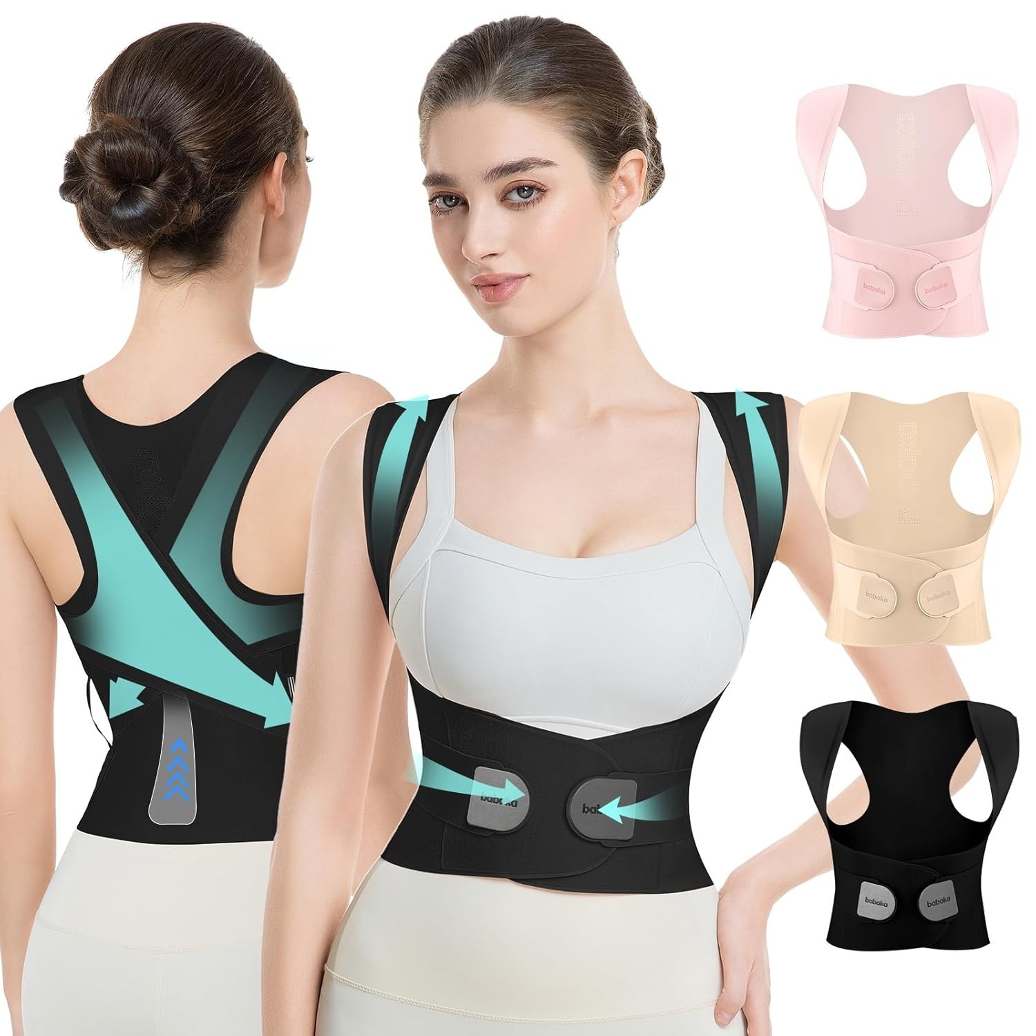 Breathable Women’s Posture Corrector – Invisible Back Support for Everyday Use