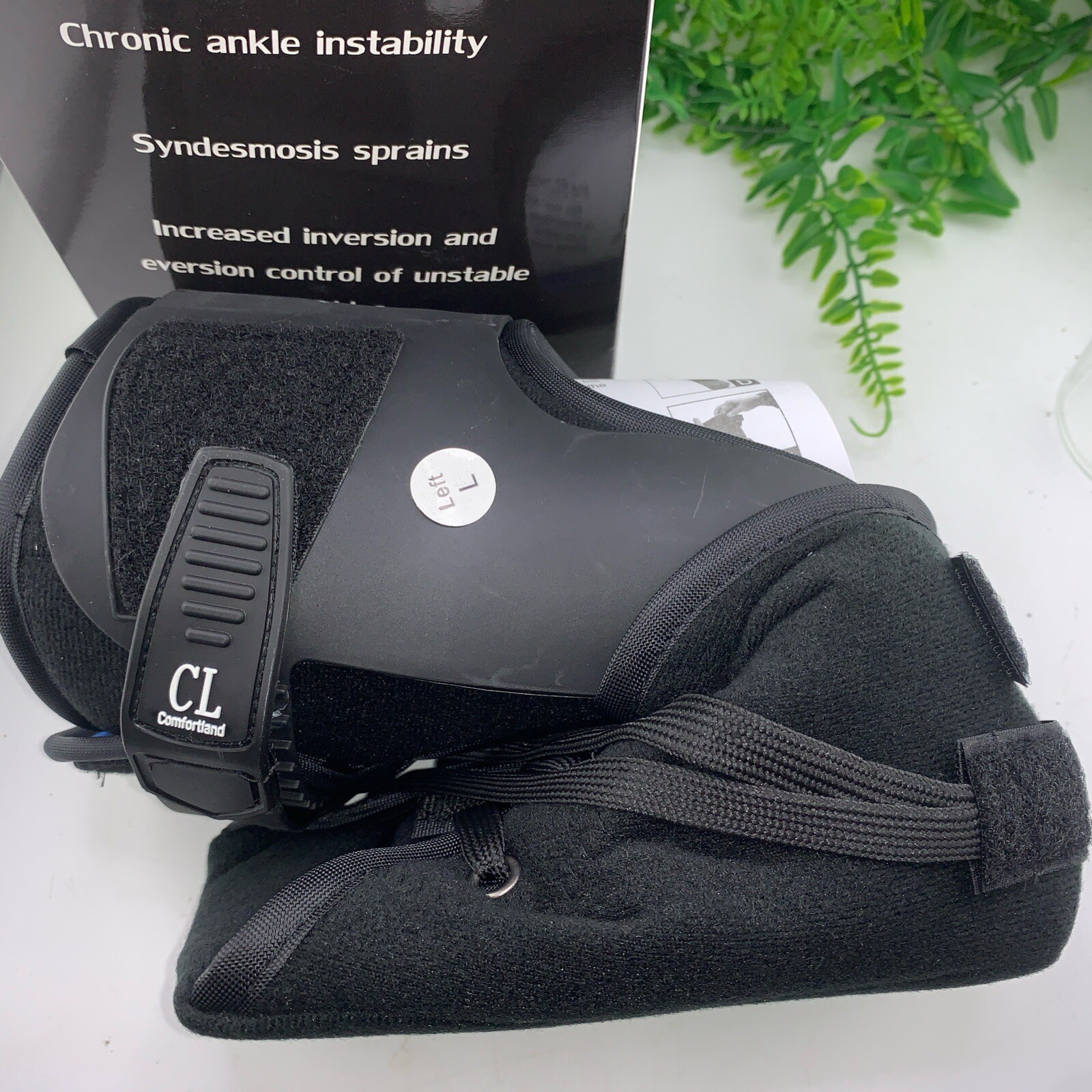 🦵🏼 LARGE LEFT 🦵🏼 CL-301-4-L ACCORD III ANKLE BRACE NEW * SAME DAY SHIP*