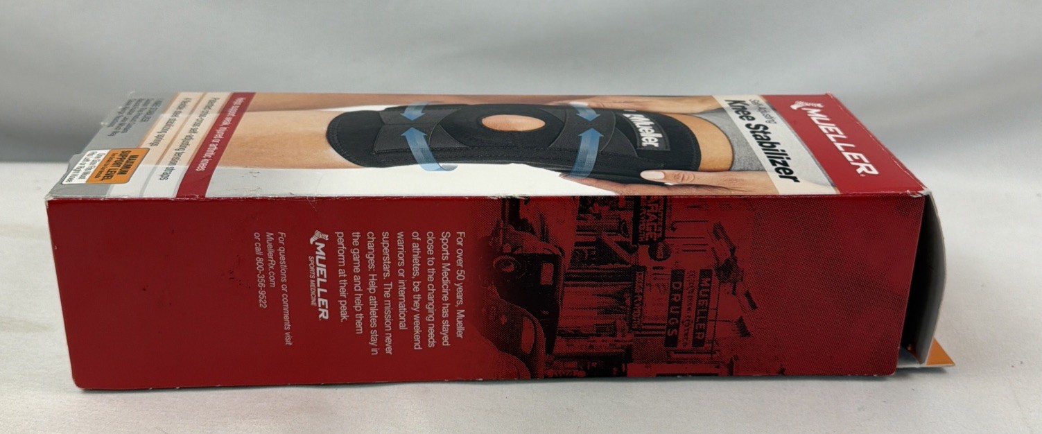 Mueller Self Adjusting Knee Stabilizer Brace Support 1 Count New