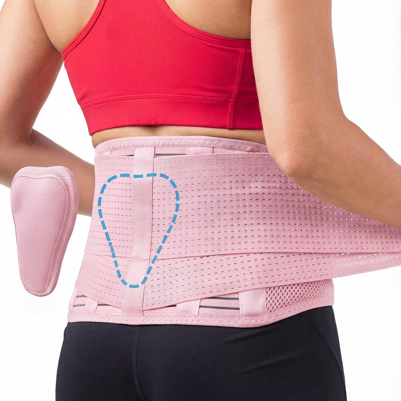 Sparthos Back Brace for Sciatica & Lower Back Pain Relief – Adjustable Support