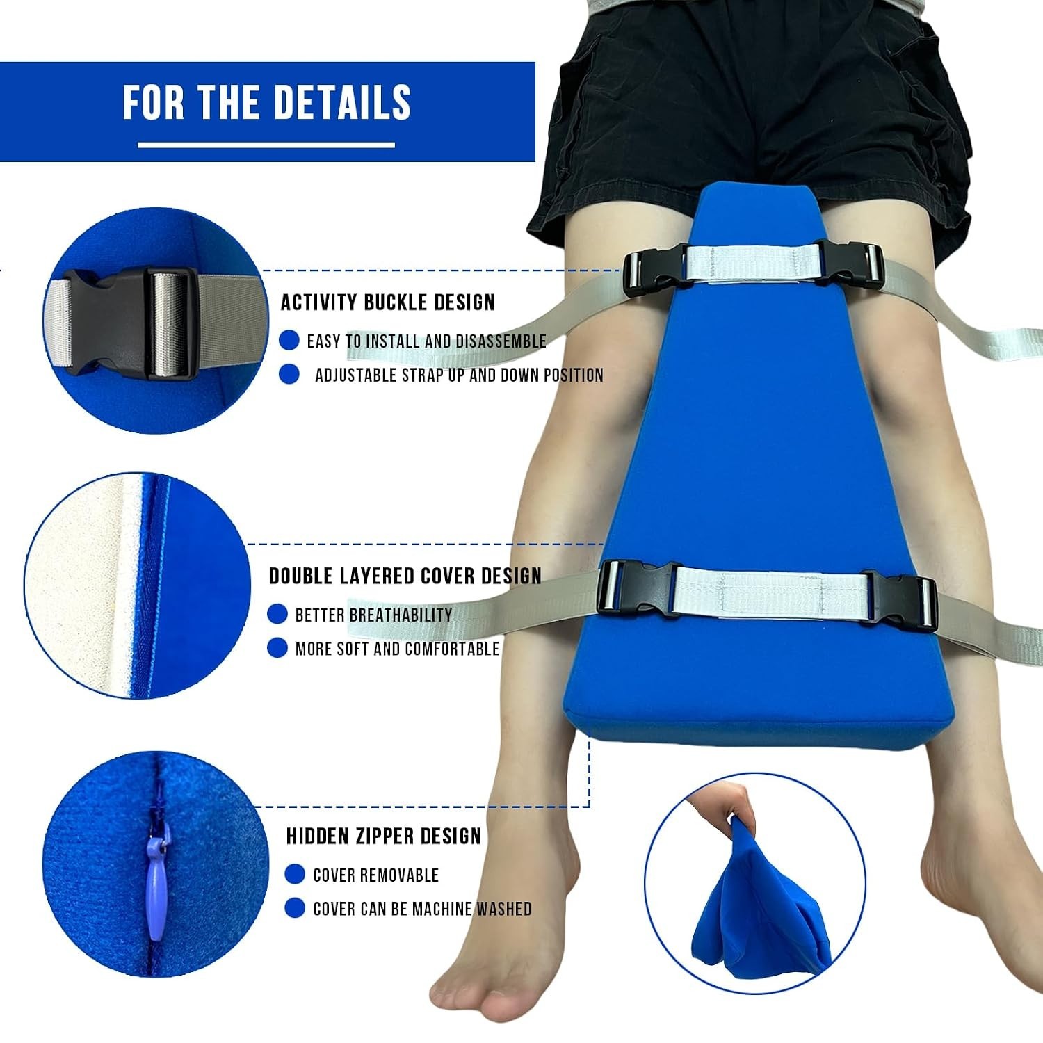 Hip Abduction Pillow Hip Replacement Recovery kit After Surgery Supplies Supp…