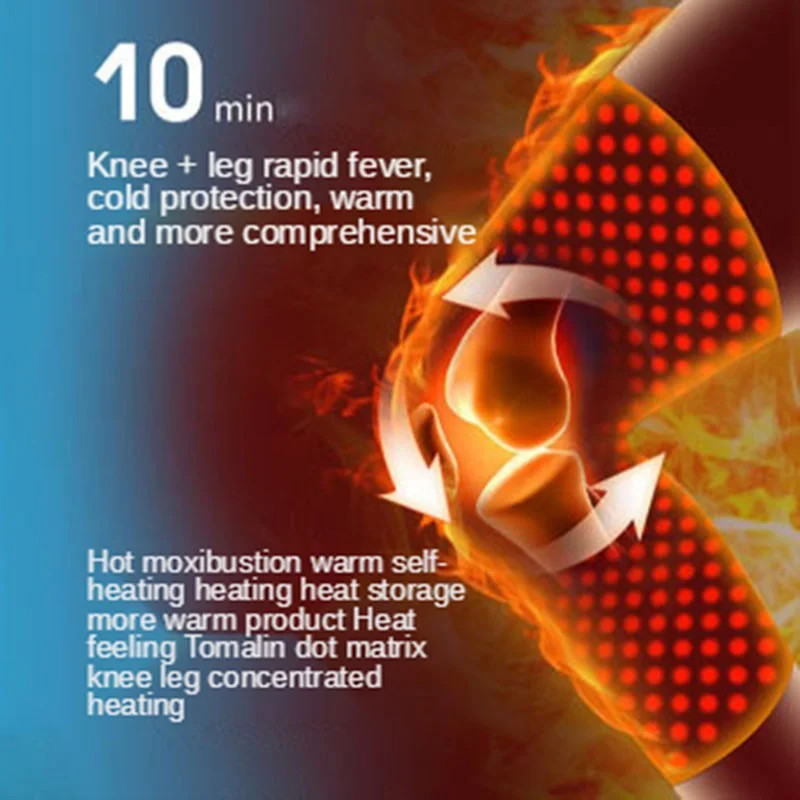 1 Pair Self Heating Knee Pads Knee Warm For Men And Women With Knee Joint Pain