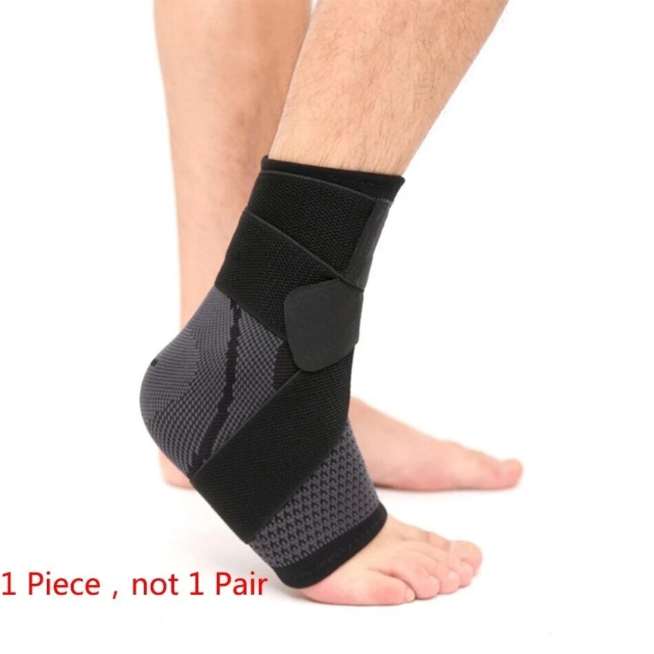 Ankle Brace Support Compression Sleeve Foot Tendon Plantar Fasciitis Pain Relief