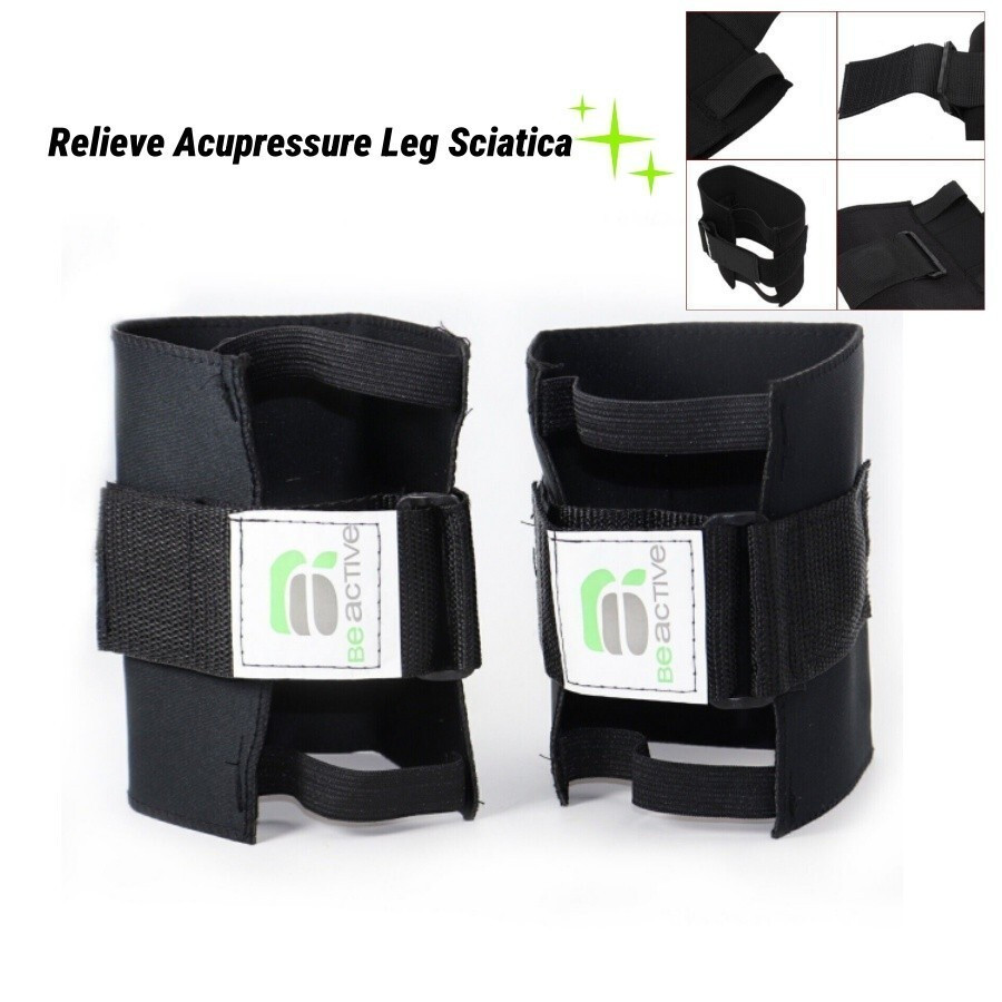BeActive Plus Acupressure Brace 2-Pack – Leg Knee Calf Pain Relief Support