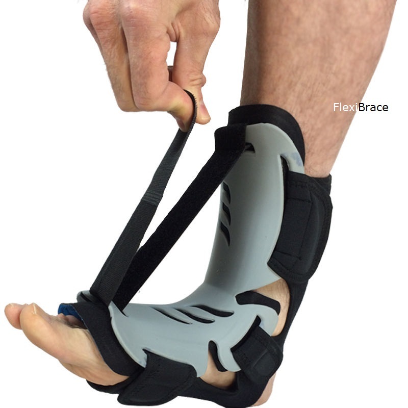 AFO Tendonitis Flexibrace Adjustable Dorsal Plantar Fasciitis Night Splint Brace