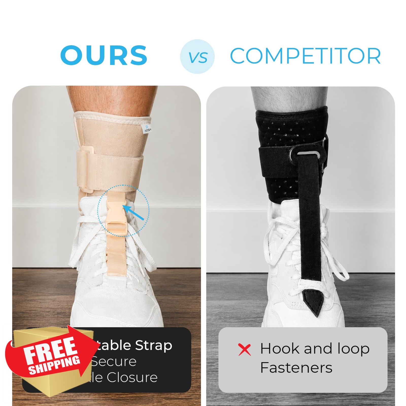 Dosh Beige Foot Drop Brace