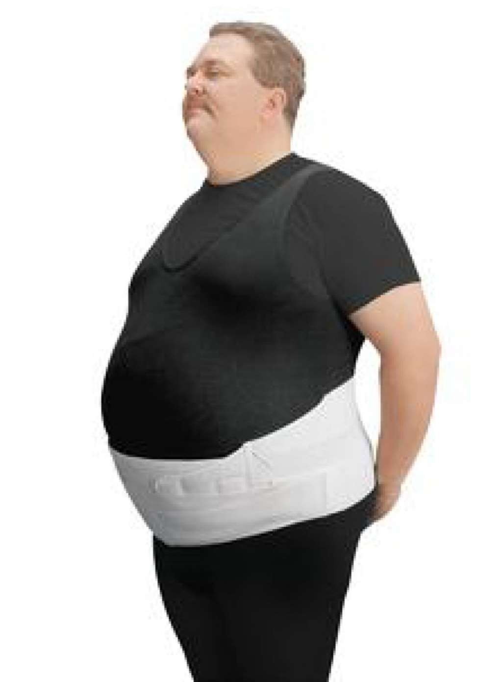 Leader Bariatric Back/Abdominal Support, (Size: +3) White