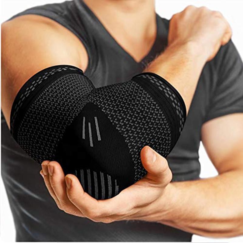Elbow Brace Compression Sleeve Support Pad Tennis Golf Gym Sports Arm Protector